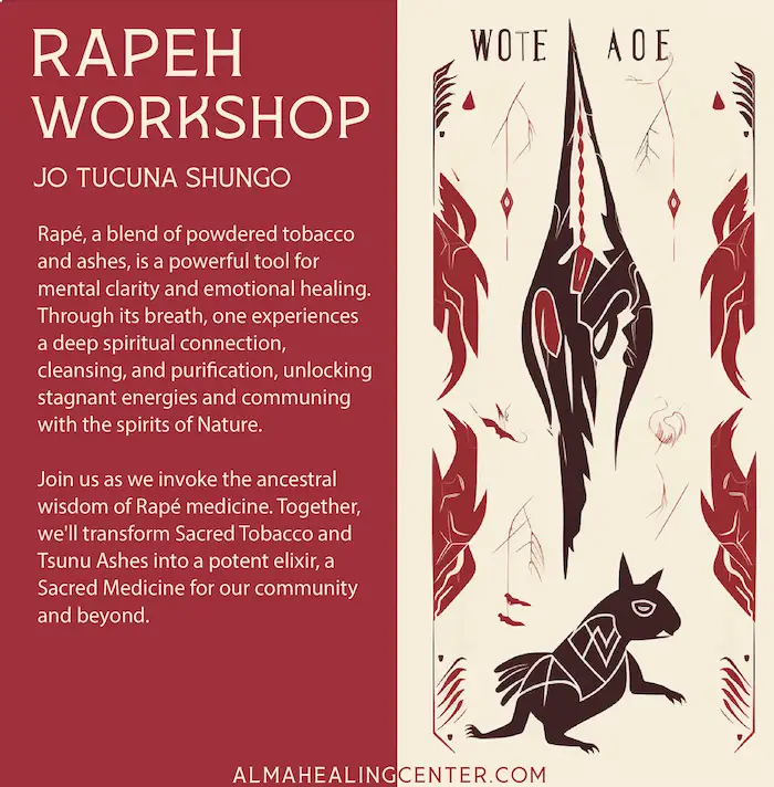 How to make Rapeh Medicine workshop