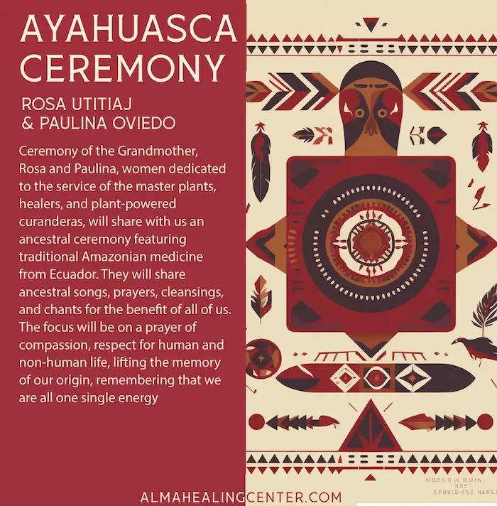 women's ayahuasca ceremony Ecuador