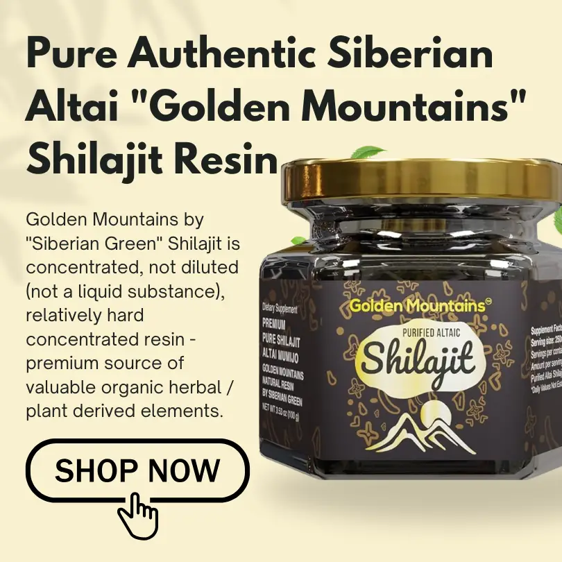 Pure Authentic Shilajit Siberian Mumijo Resin